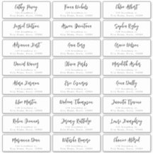 Modernes Script Minimalistische Hochzeitshauptadre