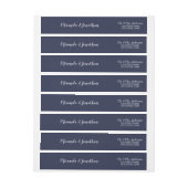 Modernes Script Navy Blue Wedding (Bogen)