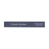 Modernes Script Navy Blue Wedding (Person)