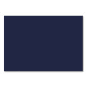 Modernes Script Navy Blue Wedding Advice und Wünsc Tischnummer (Rückseite)