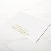 Modernes Script - Neuer Zuhause-Moving-Ankündigung Folieneinladung (Gedreht)