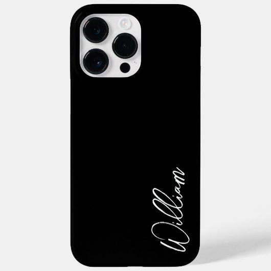 Modernes Script Personalisiert Name Case-Mate iPho iPhone Hülle (Rückseite)