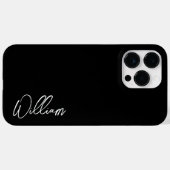 Modernes Script Personalisiert Name Case-Mate iPho iPhone Hülle (Rückseite (Horizontal))