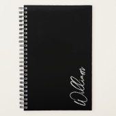 Modernes Script Personalisiert Name Planner Planer (Vorderseite)