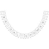 Modernes Script Pickleball & Prosecco Brautparty Wimpelkette (Alle)