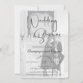 Modernes Script Polterabend Foto Einladung (Vorderseite)