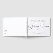 Modernes Script Polterabend Gästebuch (Voll)