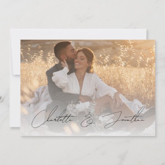 Modernes Script-Probe-Dinner Einladung (Rückseite)