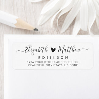 Modernes Script-Rücksendezeichen