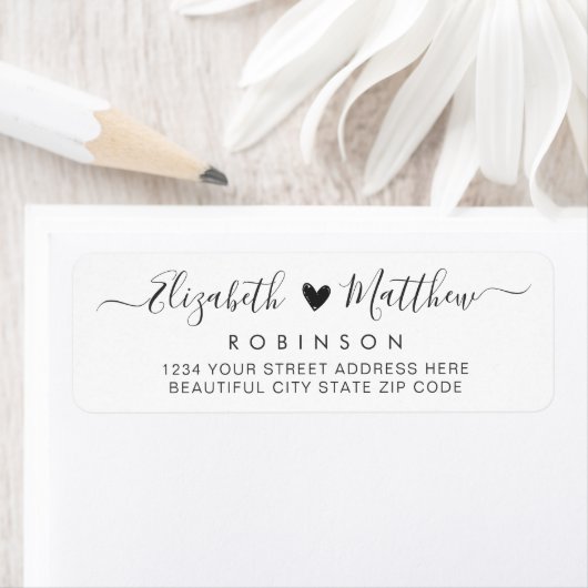 Modernes Script-Rücksendezeichen (Insitu)