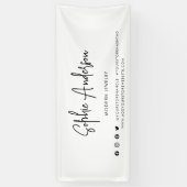 Modernes Script Social Media Branding-Marketing Banner (Vertikal)