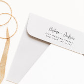 Modernes Script Stilvolle Hochzeitsstiftung Permastempel