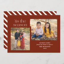 Modernes Script Tis The Season Calligraphy Foto Ho