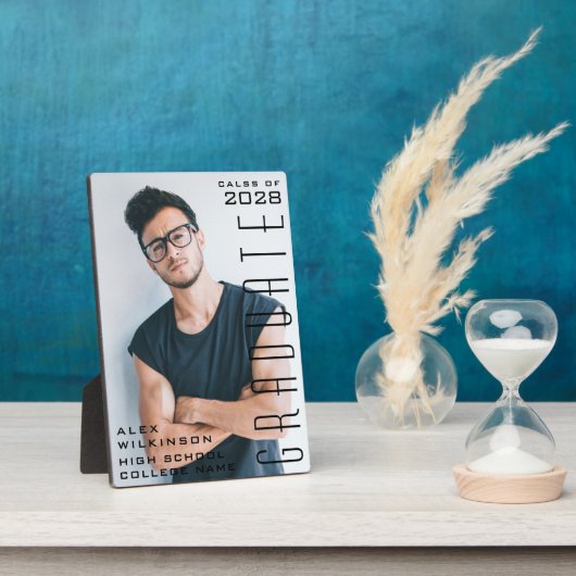 Modernes Script Trendy Abschluss Typ Foto Fotoplatte (Seite)