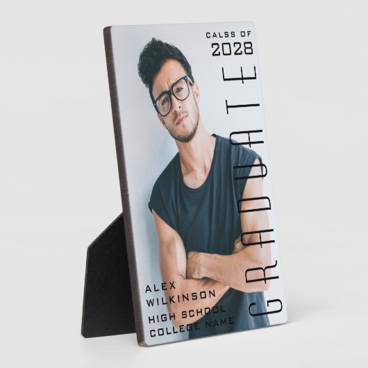 Modernes Script Trendy Abschluss Typ Foto Fotoplatte (Seite)