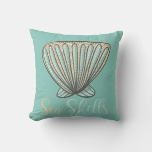 Modernes Seashell Kissen
