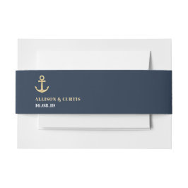 modernes Seeschlechtband Einladungsbanderole