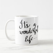 Modernes sein ein wunderbares kaffeetasse (Links)