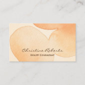 Modernes Serene Einzigartiges Watercolor Beauty Co Visitenkarte (Vorderseite)