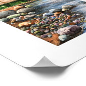 Modernes Serene Original Brook Art Poster (Ecke)