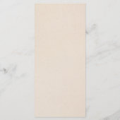 Modernes SerienWedding Menu in Dusty Blue Menükarte (Rückseite)