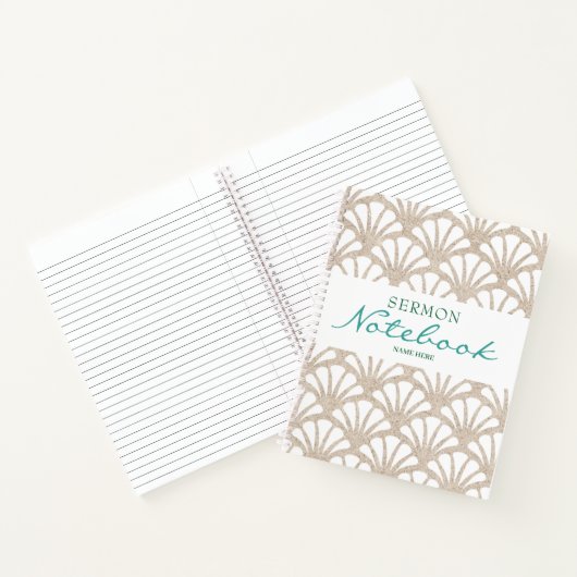 Modernes Sermon-Notebook Notizblock (Innenseite)