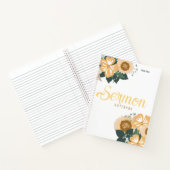 Modernes Sermon-Notebook Notizblock (Innenseite)