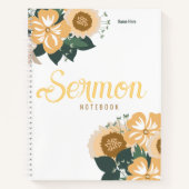 Modernes Sermon-Notebook Notizblock (Vorderseite)