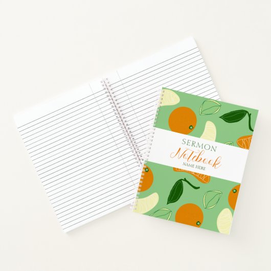 Modernes Sermon-Notebook Notizblock (Innenseite)