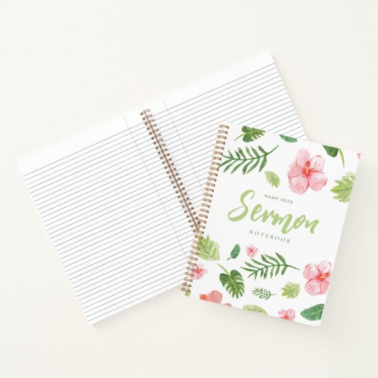 Modernes Sermon-Notebook Notizblock (Innenseite)