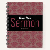 Modernes Sermon-Notebook Notizblock (Vorderseite)