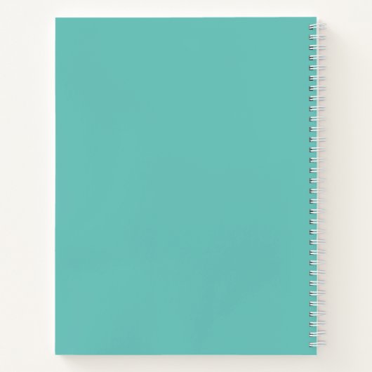 Modernes Sermon-Notebook Notizblock (Rückseite)