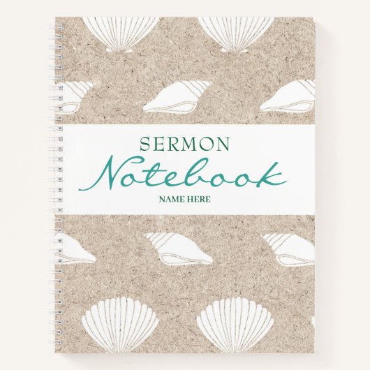 Modernes Sermon-Notebook Notizblock (Vorderseite)