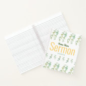 Modernes Sermon-Notebook Notizblock (Innenseite)