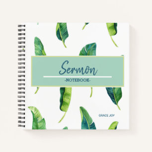Modernes Sermon-Notebook Notizblock