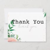 Modernes Set 8 Danke Karte (Vorderseite)