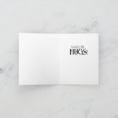 Modernes Set für die Karte (Innenseite)