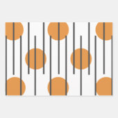 modernes Set für Flachpapier mit minimalem Wrappin Geschenkpapier Set (Vorderseite 3)