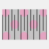 modernes Set für Flachpapier mit minimalem Wrappin Geschenkpapier Set (Vorderseite 2)