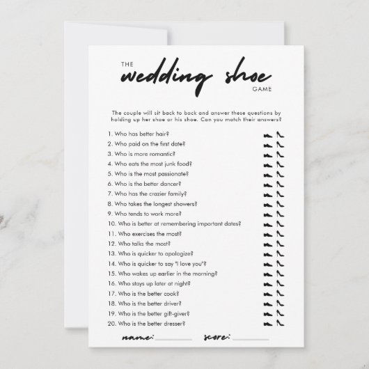 Modernes Showspiel Einladung (Vorderseite)