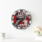 Modernes Showtime Kino Große Wanduhr (Zuhause)