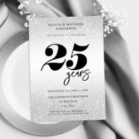 Modernes Silber 25. Hochzeitstag