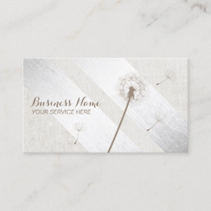 Modernes Silber Stripes den eleganten schlichten Visitenkarte