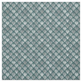 Modernes Silver Aquamarin Elegantes Design Stoff (Muster)