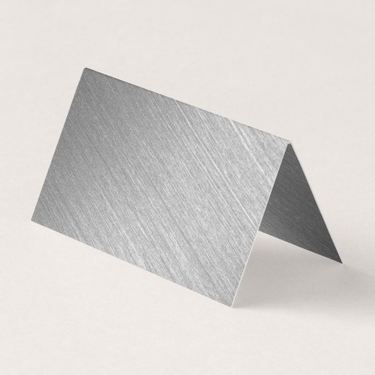 Modernes Silver Foil Foto ändert die Datumskarte Visitenkarten (Rückseite)