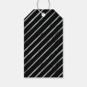 Modernes Silver Letters Gastgeschenk Vielen Dank Geschenkanhänger (Rückseite)