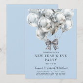 Modernes Silvester-Party Einladung (Vorne/Hinten)