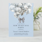 Modernes Silvester-Party Einladung (Stehend Vorderseite)