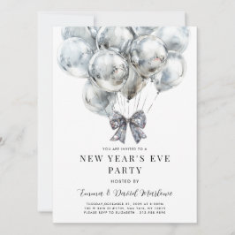 Modernes Silvester-Party Einladung