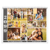 Modernes Single Foto pro Monat und Collage auf Abd Kalender (Titelbild)